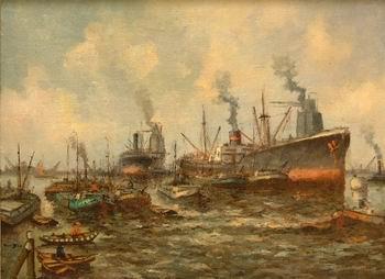  Seascape, boats, ships and warships. 150